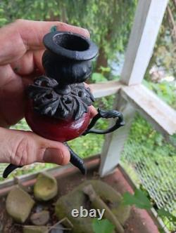 Antique Victorian Claw Foot Candlestick