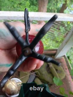 Antique Victorian Claw Foot Candlestick