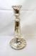 Antique Vintage Mercury Glass Sliver Nitrate Single Candlestick Candle Holder