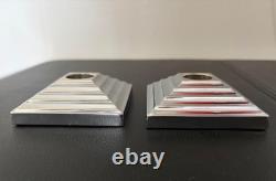 Art Deco 1930's Candlesticks for Bel Geddes Revere Manhattan Cocktail Set Priess