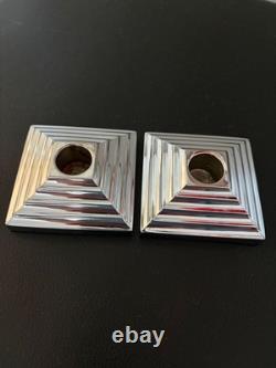 Art Deco 1930's Candlesticks for Bel Geddes Revere Manhattan Cocktail Set Priess