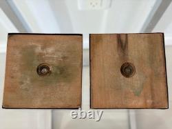 Art Deco 1930's Candlesticks for Bel Geddes Revere Manhattan Cocktail Set Priess