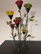 Art Decor Candle Holder Glass Flower Bunch Tealight 7 22