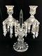 Baccarat Bambous Swirl 2 Light Candelabra 12 1/2 By 9 1/4 Parts