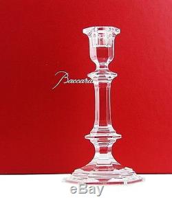 Baccarat Clear Crystal Harcourt Candlestick Candle Holder New 7 France No Box