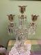 Baccarat Crystal Candelabra, 3 Candle, 18 Tall, 12 Wide. Gorgeous