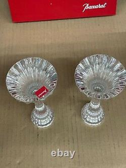 BACCARAT Crystal MASSENA Candlesticks #1830634 New in Box