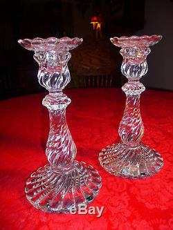 BACCARAT GLASS CANDLE HOLDER