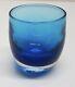 Blue Eyes Glassybaby Hand Blown Glass Candle Holder Clear Blue Pre Triskelion