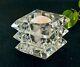 Baccarat Crystal Arlequin Votive Candle Holder New Mint Signed With Box Gorgeous