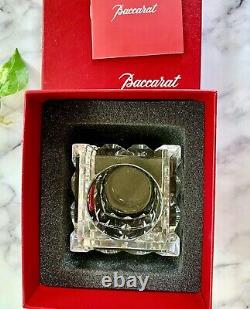 Baccarat Crystal Arlequin Votive Candle Holder New Mint Signed With Box Gorgeous