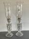 Baccarat Crystal Candelabras 1 Light Feature Prism With Baccarat Crystal Verrine