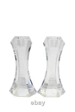 Baccarat Crystal Candlestick Holder Stamped Clear 7