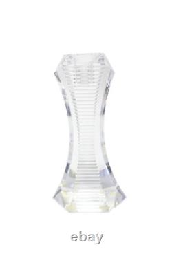 Baccarat Crystal Candlestick Holder Stamped Clear 7