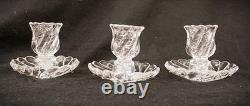 Baccarat Crystal Chandelier Branch Piece Bobeches & Candle Holders