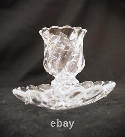 Baccarat Crystal Chandelier Branch Piece Bobeches & Candle Holders