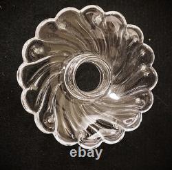 Baccarat Crystal Chandelier Branch Piece Bobeches & Candle Holders