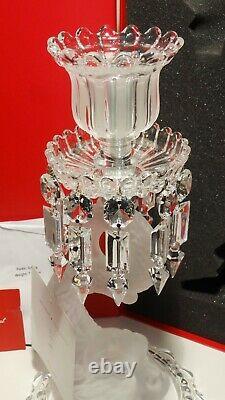 Baccarat Crystal Douphin Candelabra Candlestick In Original Box