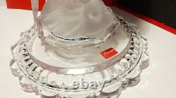 Baccarat Crystal Douphin Candelabra Candlestick In Original Box