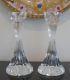 Baccarat Crystal Pair Of Massena Candlesticks Candle Holders