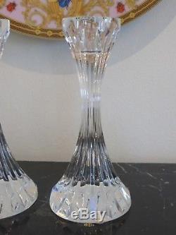 Baccarat Crystal Pair of Massena Candlesticks Candle Holders