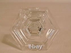 Baccarat Crystal Versailles Single Candlestick Candle Holder 6 7/8 Tall Signed