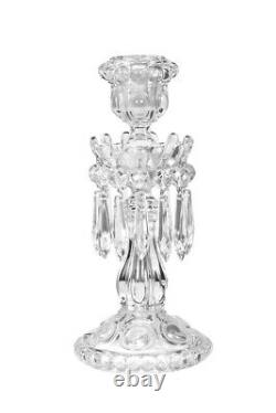 Baccarat Medallion Candelabra 1 Lite Single Candlestick Crystal 1920100 France