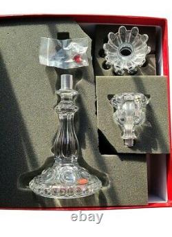 Baccarat Medallion Candelabra 1 Lite Single Candlestick Crystal 1920100 France
