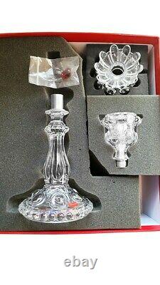 Baccarat Medallion Candelabra 1 Lite Single Candlestick Crystal 1920100 France