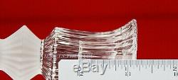 Baccarat Rare Mille Nuits Candlestick Clear & Sanded Crystal New Made In France