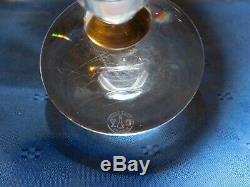 Baccarat Vega Candle Holders Candlesticks Pair Made in France