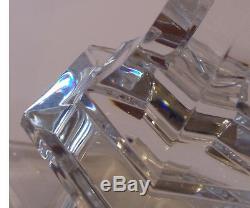 Baccarat Versailles Tall Crystal Candlestick Holder 9