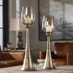 Badal 32.5 inch Candleholder (Set of 2) 8.5 inches wide by 8.5 inches deep