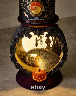 Bath Body Disney Spiral Hill Light Up Pedestal 3 Wick Candle Holder IN HAND