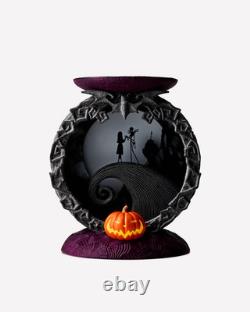 Bath Body Disney Spiral Hill Light Up Pedestal 3 Wick Candle Holder IN HAND