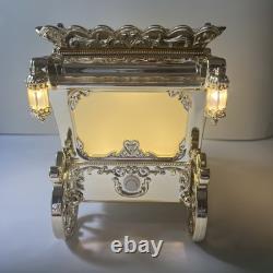 Bath & Body Works Disney Princess Gold Carriage Candle Holder LightUp Cinderella