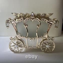 Bath & Body Works Disney Princess Gold Carriage Candle Holder LightUp Cinderella