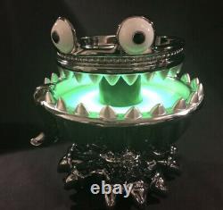 Bath & Body Works Halloween 2021 Creepy Monster Light Up 3 Wick Candle Holder