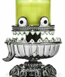 Bath & Body Works Halloween 2021 Monster Light Up 3 Wick Pedestal Candle Holder