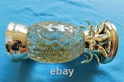 Bath & Body Works Pineapple Glitter Water Globe Pedestal Candle Holder New