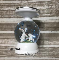 Bath & Body Works SPRING 2021 BUNNY EASTER Pedestal Water Globe Candle Holder