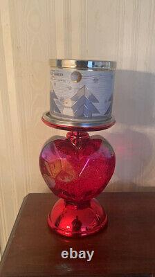Bath & Body Works VALENTINE'S HEART Large 3-Wick Candle Holder