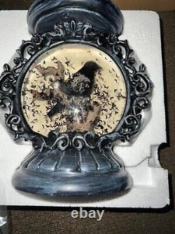 Bath and Body Works Candle Holder HALLOWEEN 2022 Water Globe RAVEN Musical New