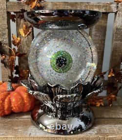 Bath and Body Works Glitter Halloween Eyeball globe candle holder