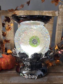 Bath and Body Works Glitter Halloween Eyeball globe candle holder