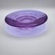 Beautiful Lavender Fire And Light Recycled Art Glass Candle Holder Home Decor