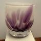 Beautiful Wisteria Glassybaby Votive Candle Holder High Petals Deep Purples