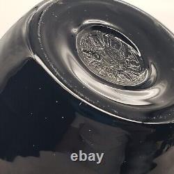 Black Glassybaby Candle Holder Glass Votive Pre-triskelion