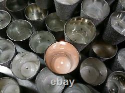 Bulk Lot of 86 Silver Sparkle Mercury Glass Votive Tealight Candle Holders, 3