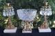 C 1890s Figural Girandole Candelabra Centerpiece Bowl Marble Base Crystal Prisms
